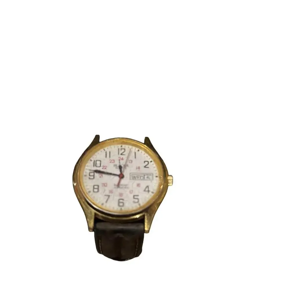 Bulova Classic Men's Black Leather Quartz Watch 97B147